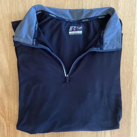Russell Athletic 1/4 Zip Dri-Power Training Fit Pullover - Picture 8 of 9